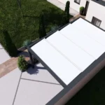 Carport toiture plate