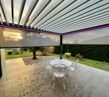 Pergola éclairage LED