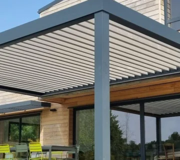Pergola lames orientales