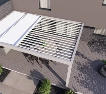 PERGOLA toiture mixte
