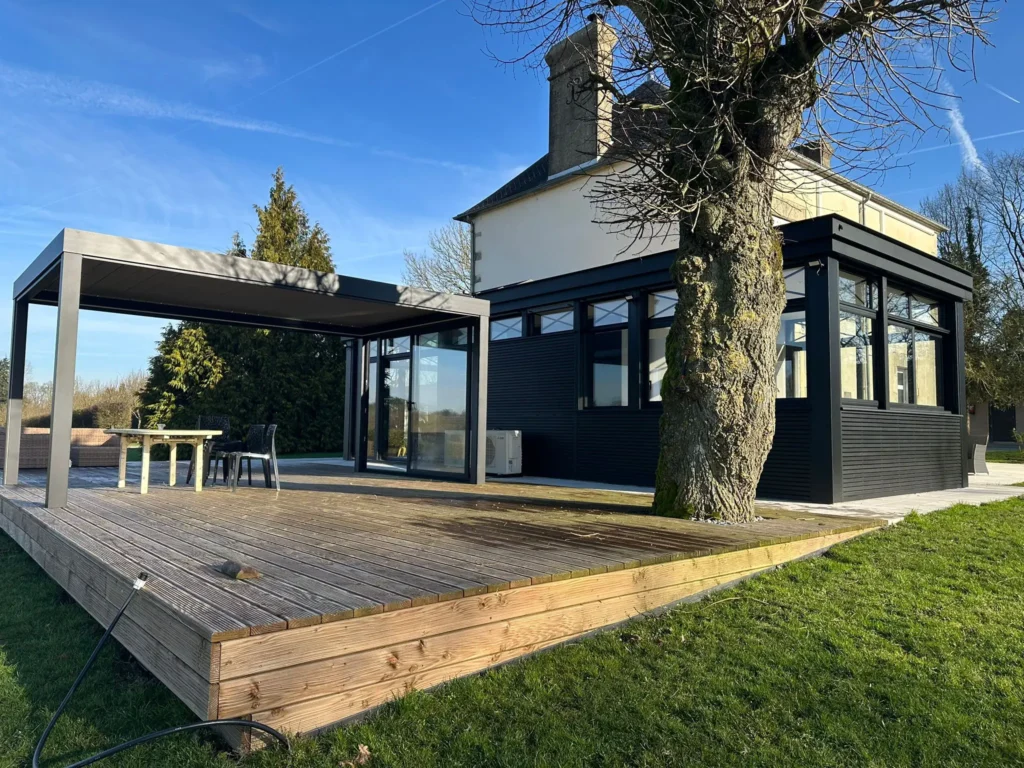 Extension et pergola