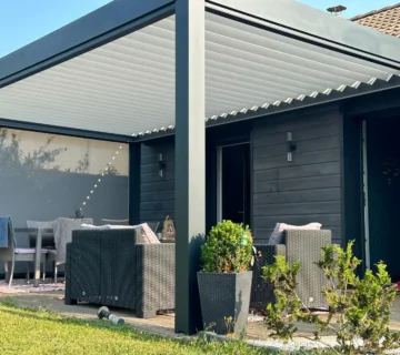 Pergola à lames orientables