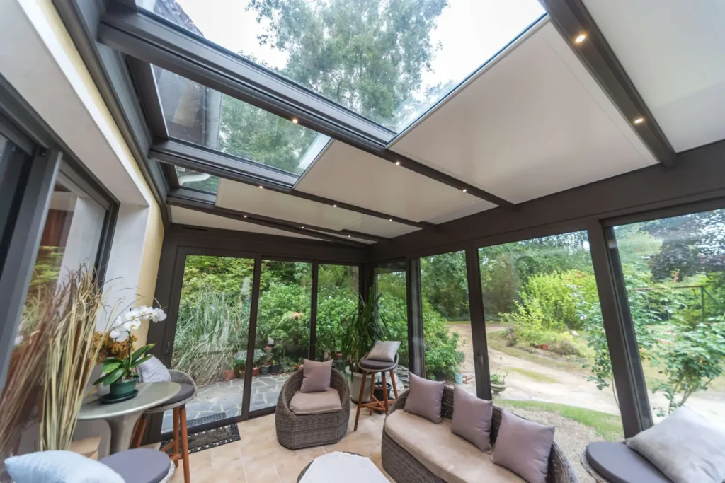 Toiture lumisol véranda