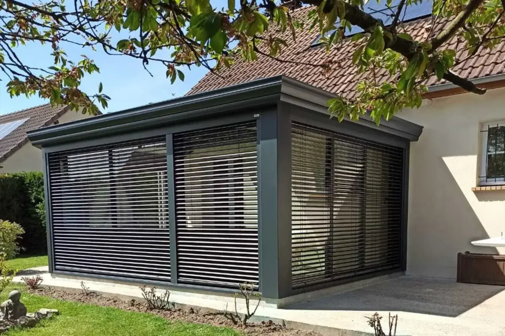 Véranda occultation de façade